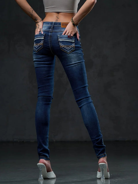 WD256 Women's Slim Fit Jean Trousers
