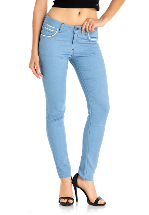 WD256A light gray ladies jeans