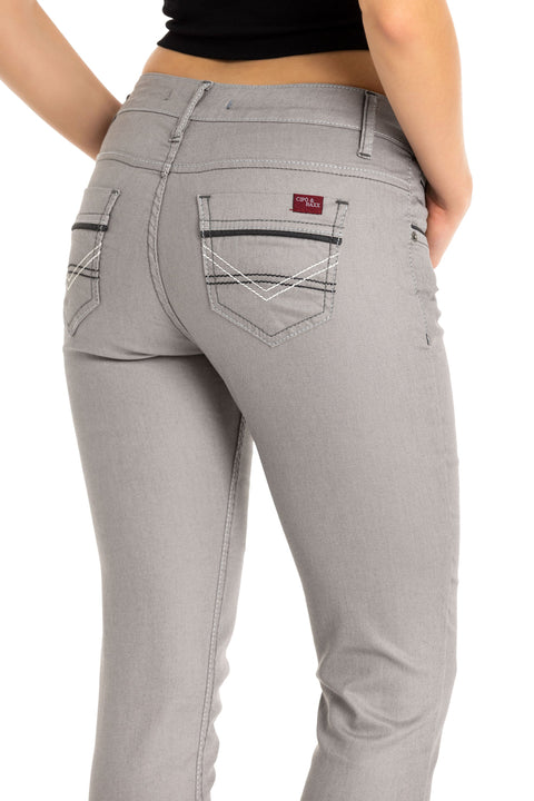 WD256A light gray ladies jeans