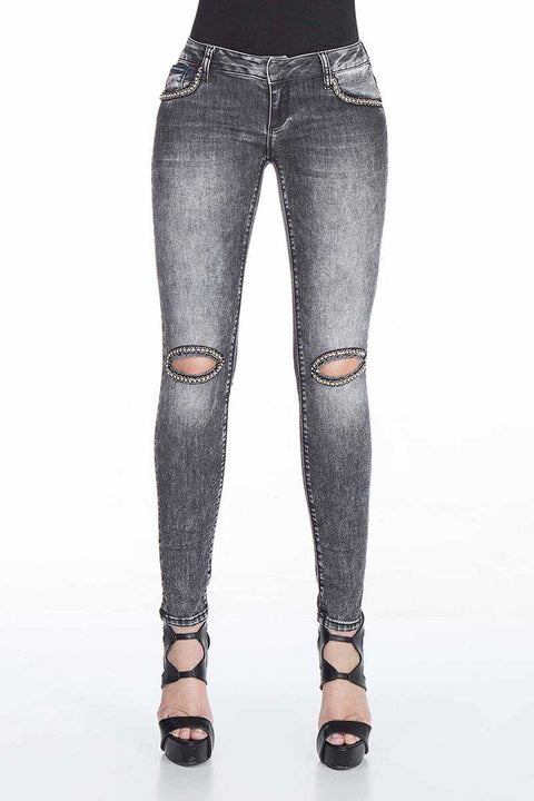 WD307 Women's Slim Fit Jean Trousers