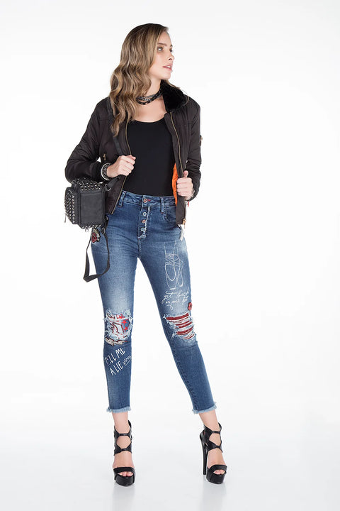 WD319 WOMEN'S JEANS
