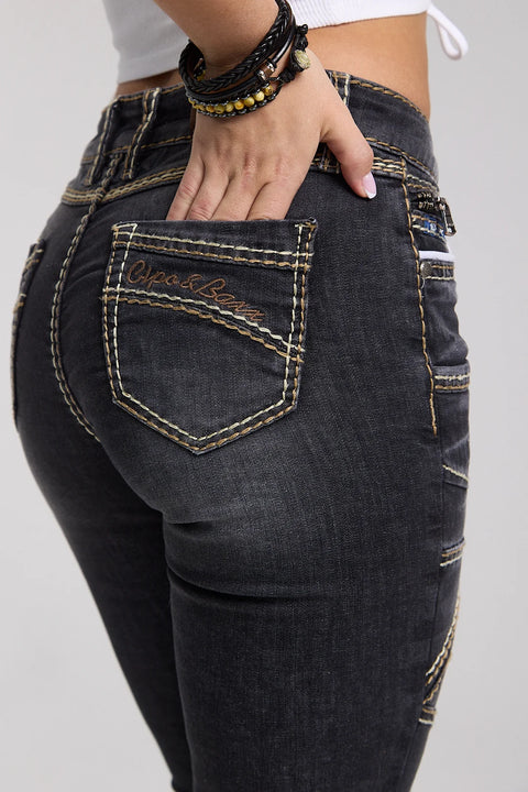 WD382 Slim Fit Women's Jean Trousers