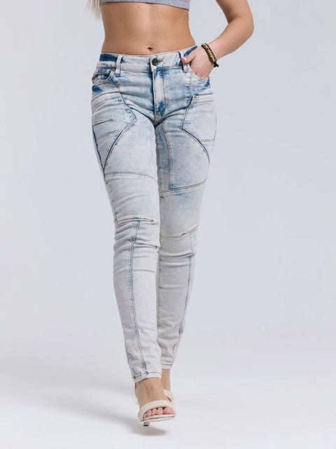 WD382 Slim Fit Women's Jean Trousers