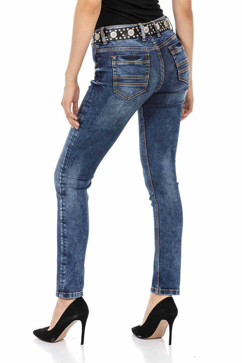 WD441 Slim Fit Jean Trousers