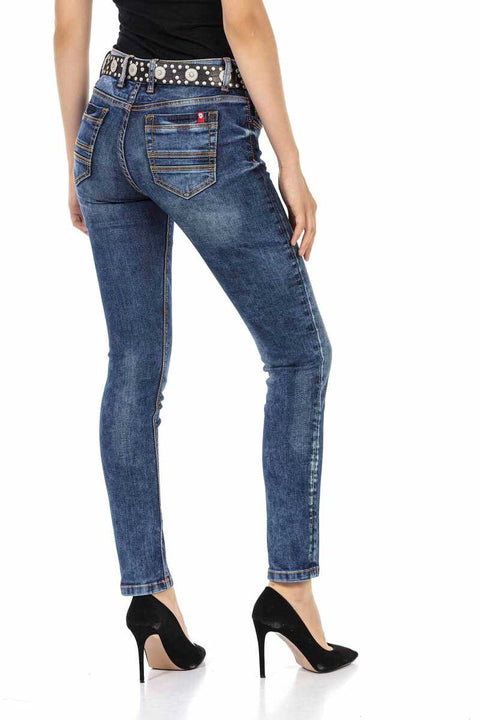 WD441 Slim Fit Jean Trousers