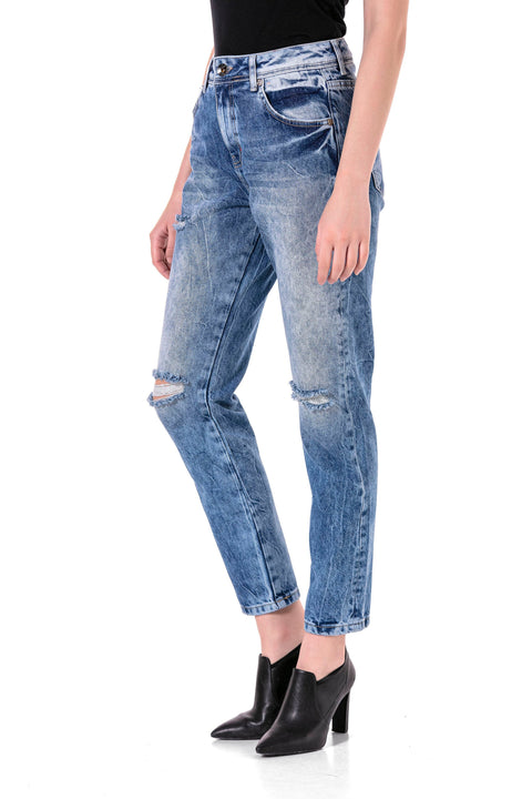 WD447 Mom Jeans Ice Blue