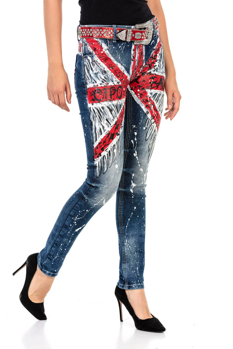 WD455 Slim Fit Women's Jean Trousers