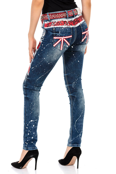 WD455 Slim Fit Women's Jean Trousers