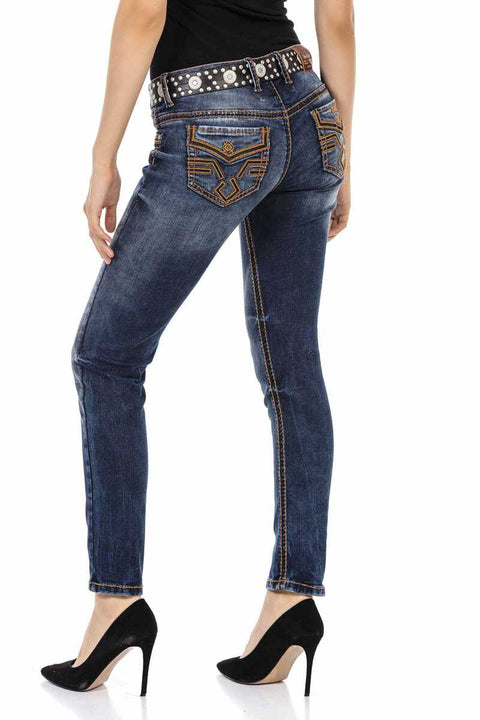 WD464 Slim Fit Women's Jean Trousers