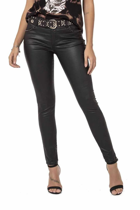 WD467 Women's Leather Trousers
