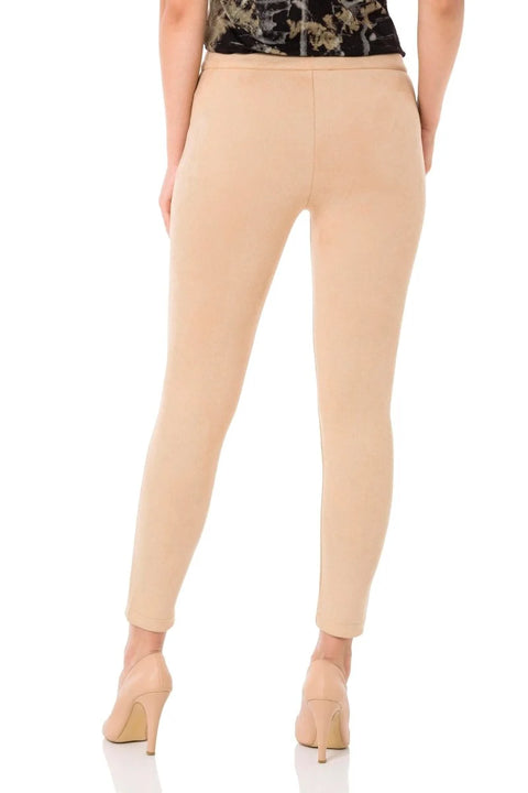 WD486 Suede Women's Leggings Pants