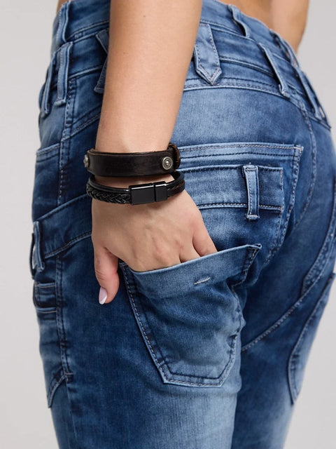 WD530 Women's Jeans with a cool Double Waistband