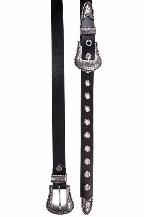 WG115 Women's Cowboy Buckle Look Belt
