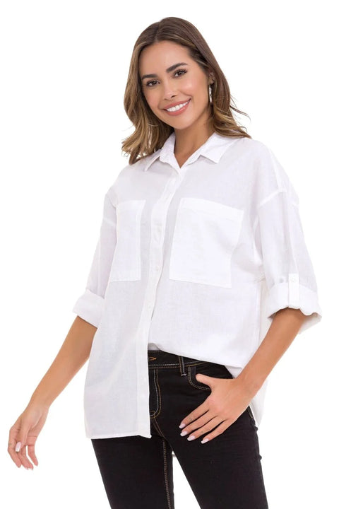 WH125 Long Oversize Women's Shirt