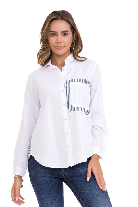 WH128 Women's Shirt with Back Detail