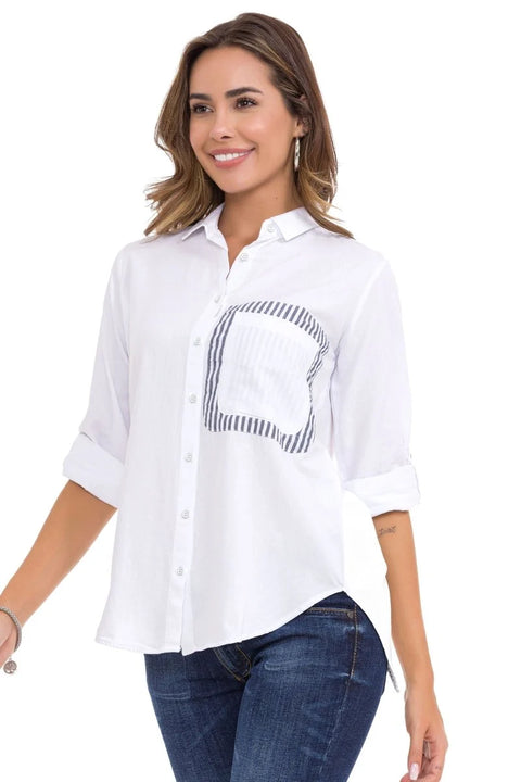 WH128 Women's Shirt with Back Detail