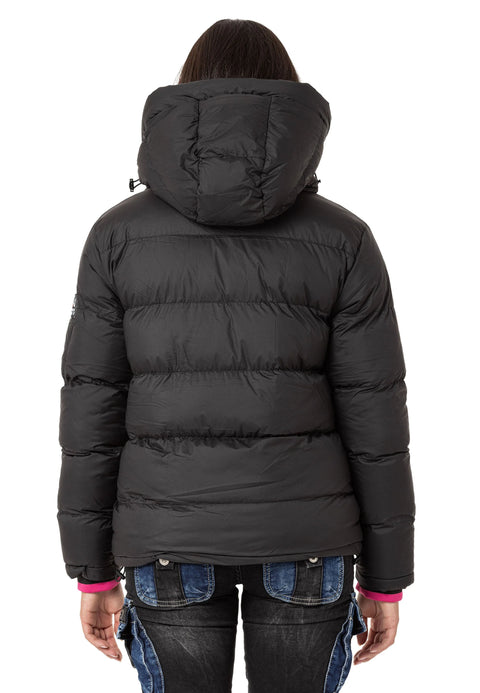 WM138 women's winter jacket with a stand -up collar