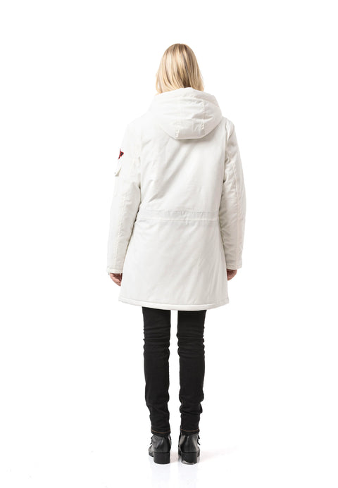 WM144 Women's winter jacket with zipper details