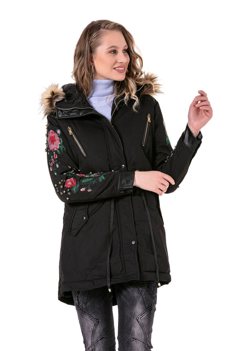 WJ136 Beaded Embroidered Women's Coat