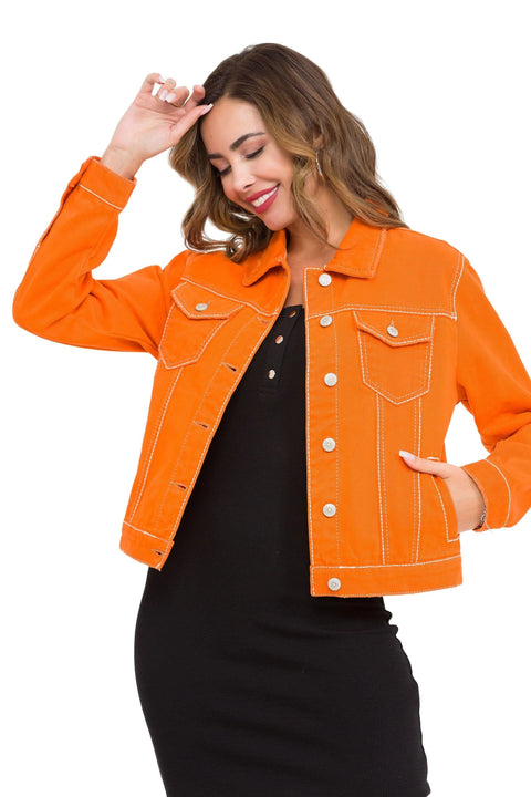 WJ212 Basic Short Women's Jeans Jacket
