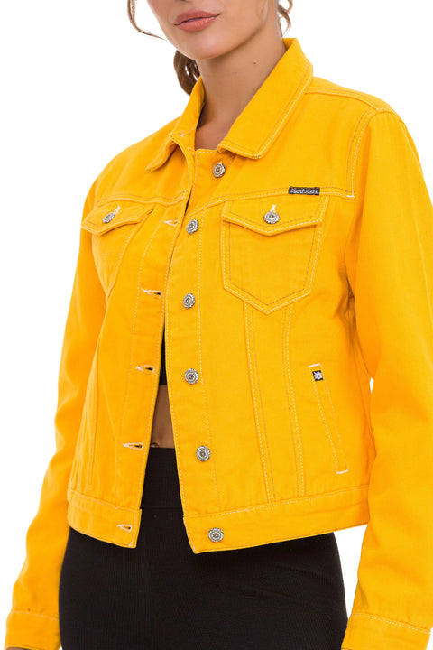 WJ212 Basic Short Women's Jeans Jacket