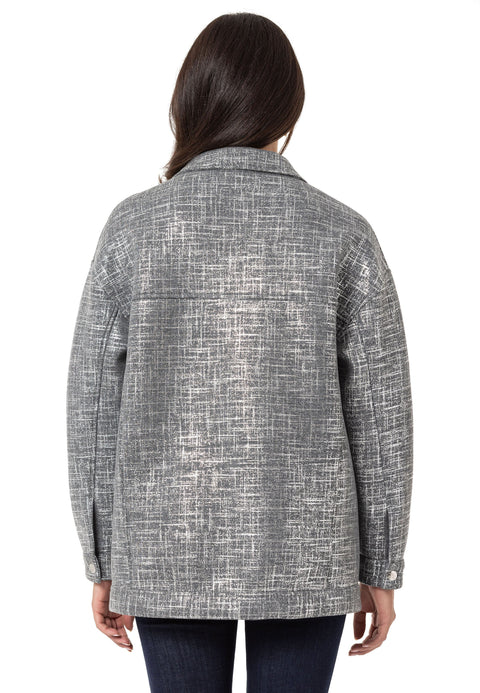 WJ222 Women's Gray Basic Jacket