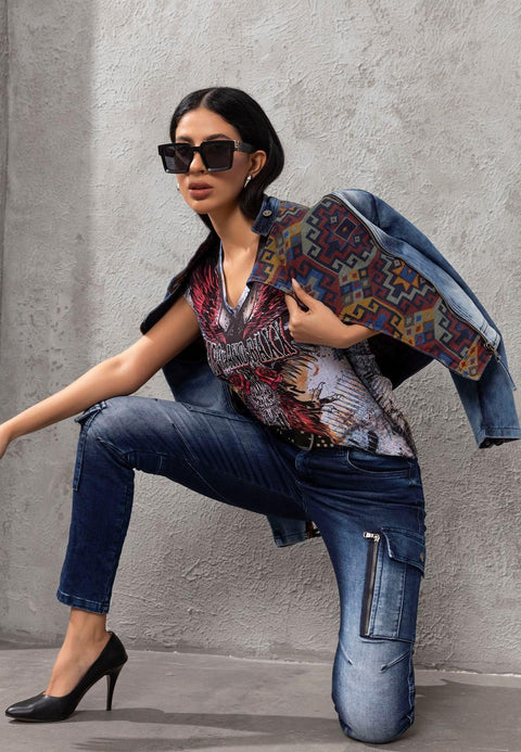 WJ228 Women's Denim Jacket