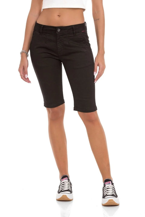 WK186 Modern Cut Women's Capri Shorts