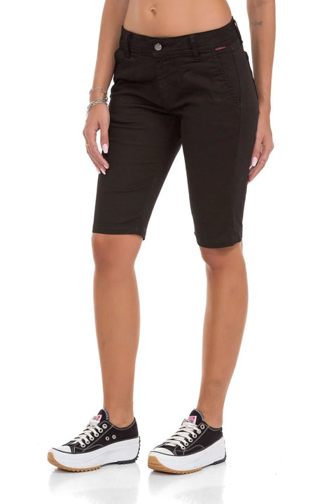 WK186 Modern Cut Women's Capri Shorts