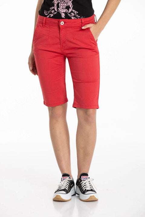 WK186 Modern Cut Women's Capri Shorts