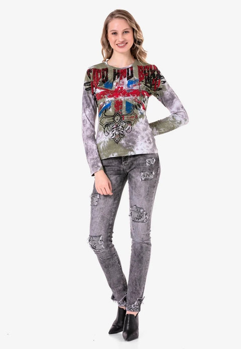 WL282 Great Britain Printed Sweatshirt