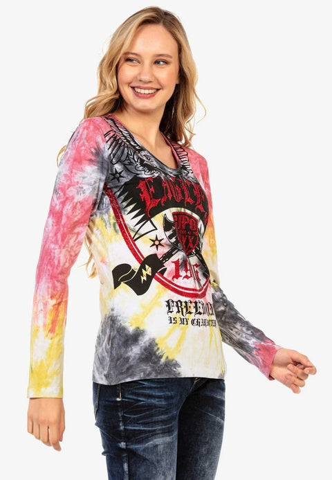 WL291 Eagles Printed Long Sleeve T-Shirt