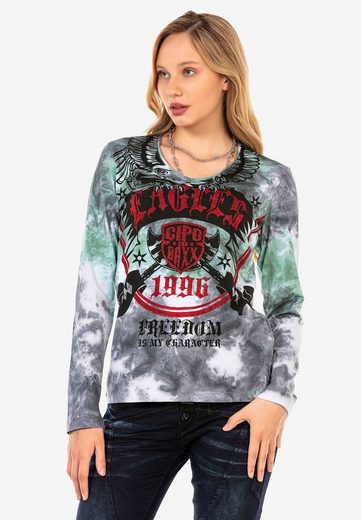 WL291 Eagles Printed Long Sleeve T-Shirt