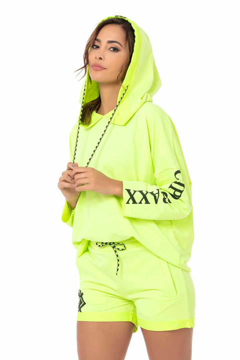 WLK176 Hoodie Shorts Set