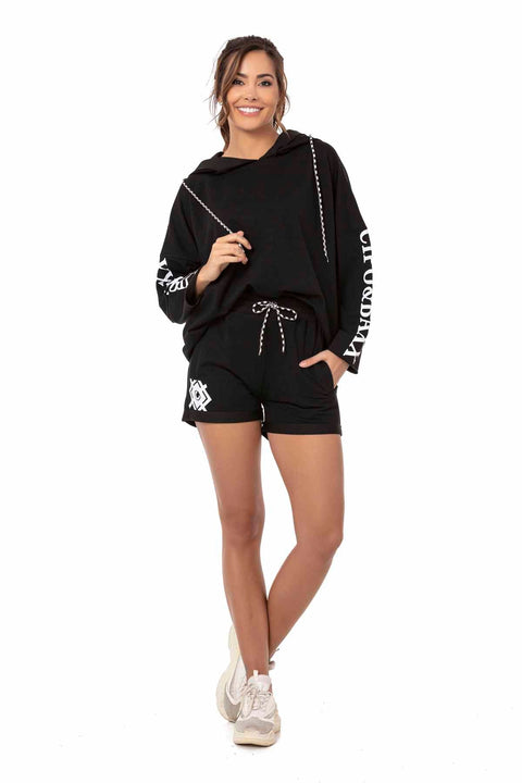 WLK176 Hoodie Shorts Set
