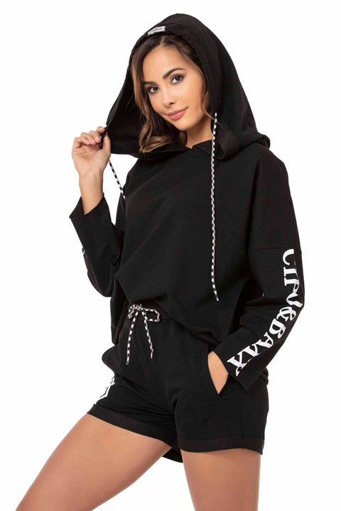 WLK176 Hoodie Shorts Set