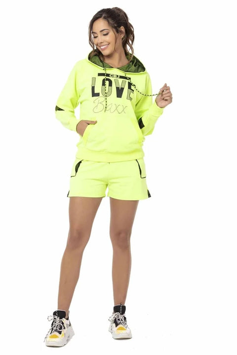 WLK177 Hoodie Shorts Set