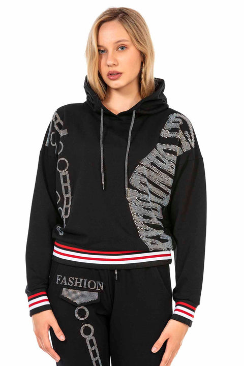 WLR139 Black Tracksuit Set