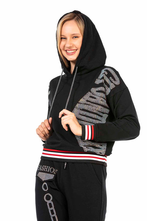 WLR139 Black Tracksuit Set