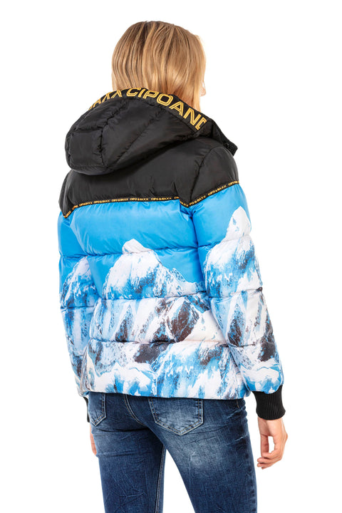 WM119 Printed Puffer Jacket