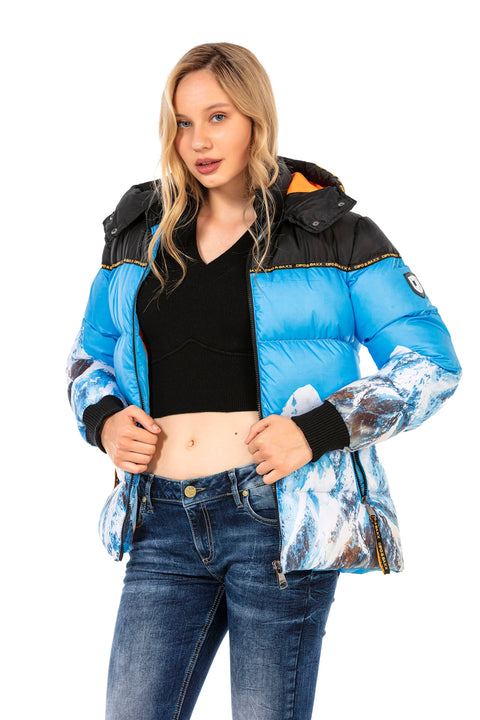 WM119 Printed Puffer Jacket