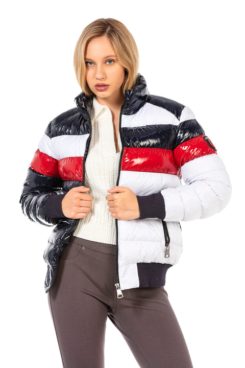 WM120 women's winter jacket with great gloss design