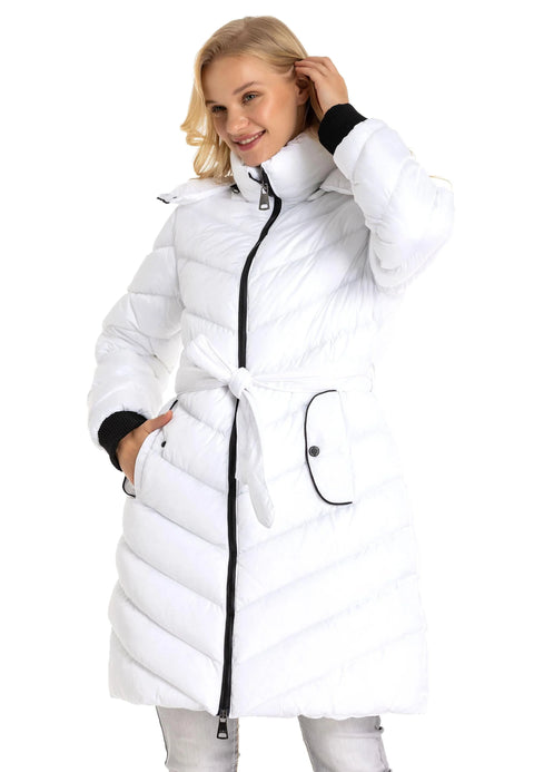 WM135 Women's Coat with Removable Hood