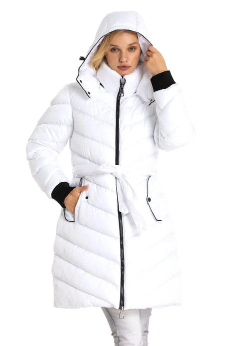 WM135 Women's Coat with Removable Hood