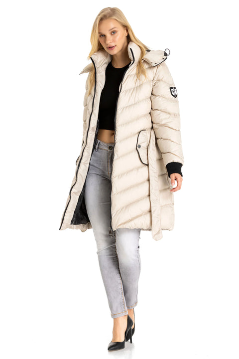 WM135 Women's Coat with Removable Hood