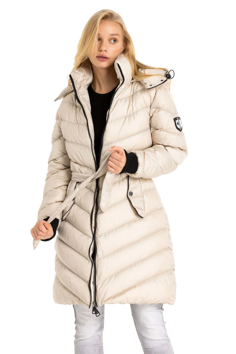 WM135 Women's Coat with Removable Hood