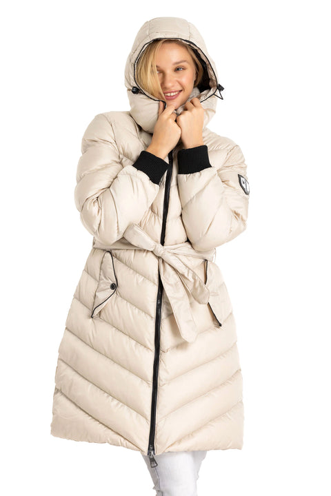 WM135 Women's Coat with Removable Hood