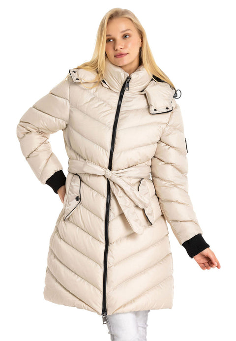 WM135 Women's Coat with Removable Hood