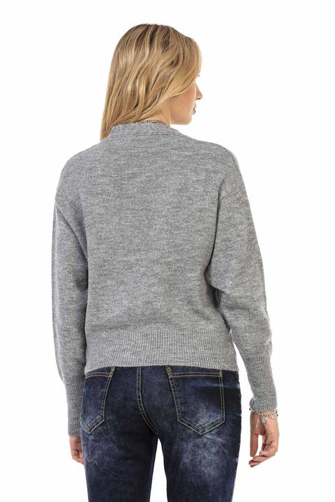 WP235 Buttoned Short Cardigan