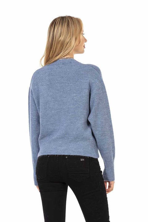 WP235 Buttoned Short Cardigan